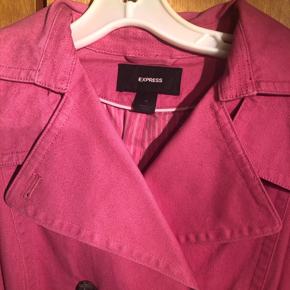 Express pink coat